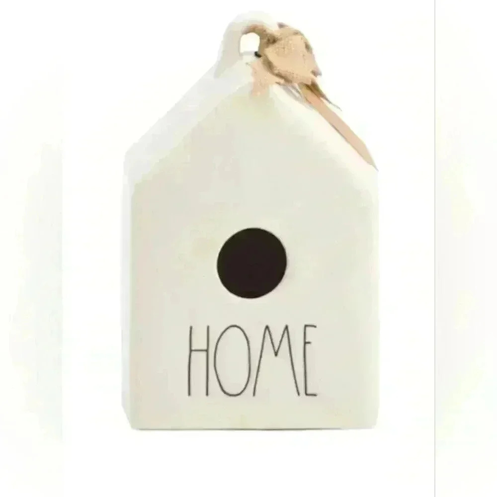 Home Rae Dunn birdhouse